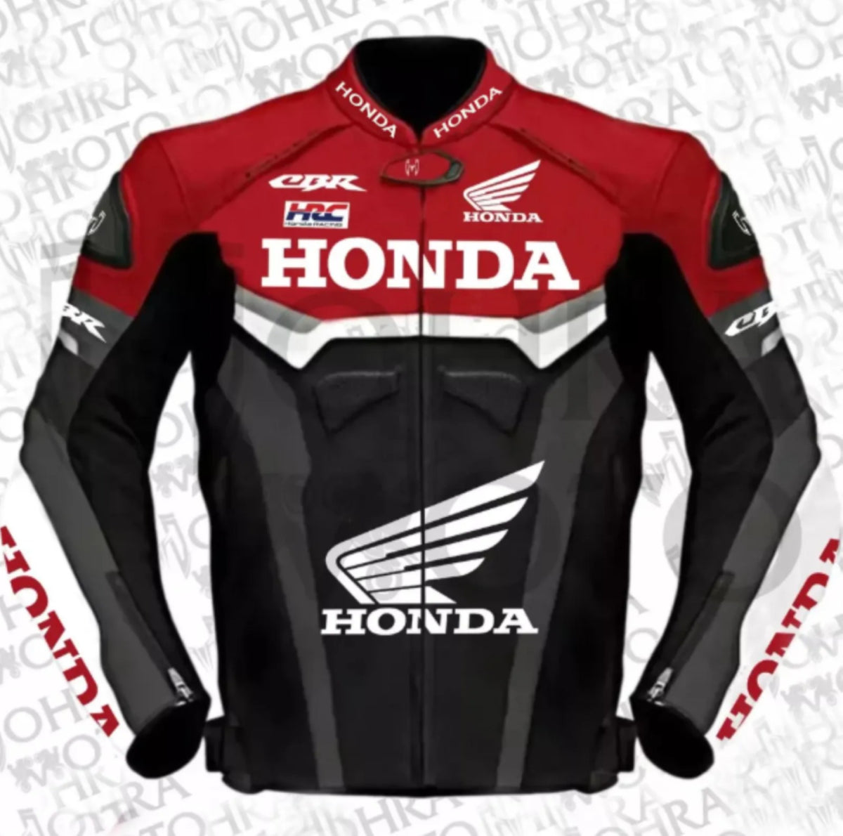 Alpha Pro Motorbike Racing Leather Jacket - Red & Black Biker Riding Gear with CE Armor
