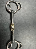 Premium Stainless Steel 3-Ring Dutch Gag Bit with Copper Lozenge