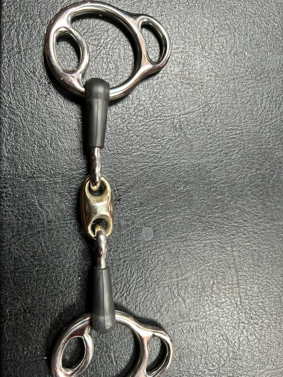 Premium Stainless Steel 3-Ring Dutch Gag Bit with Copper Lozenge