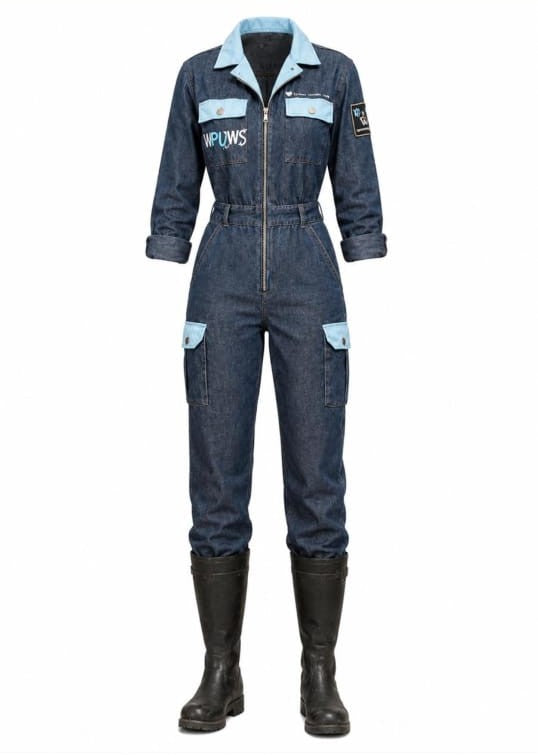 Cyberpunk Tactical Special Agent Cosplay Jumpsuit