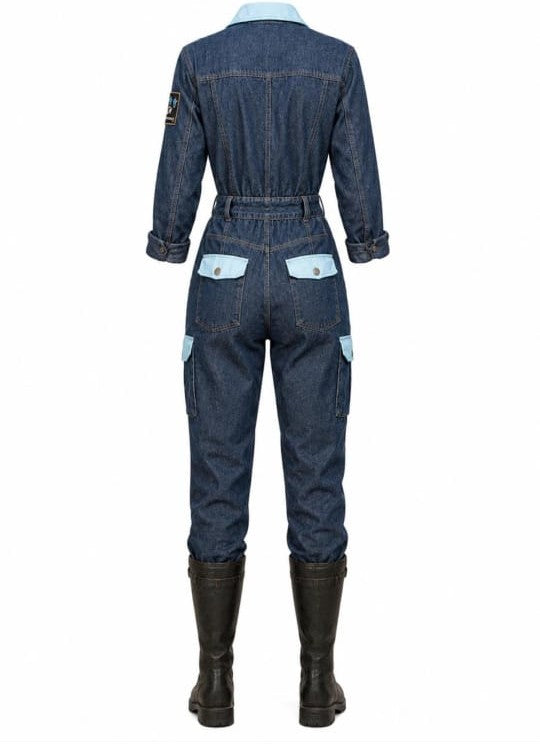 Cyberpunk Tactical Special Agent Cosplay Jumpsuit