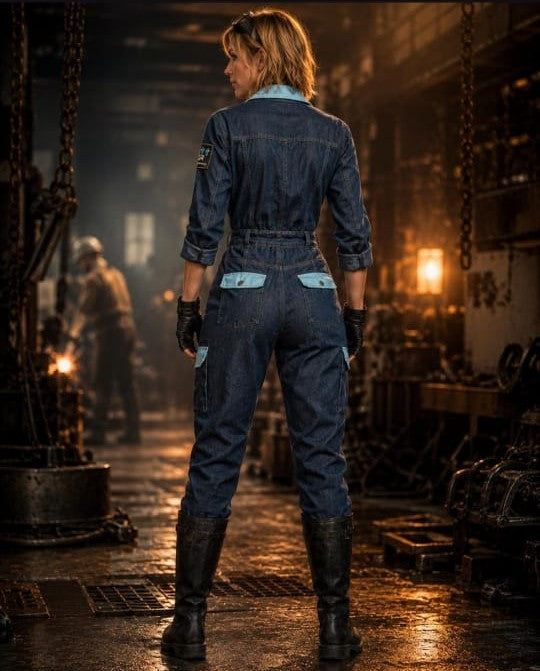 Cyberpunk Tactical Special Agent Cosplay Jumpsuit