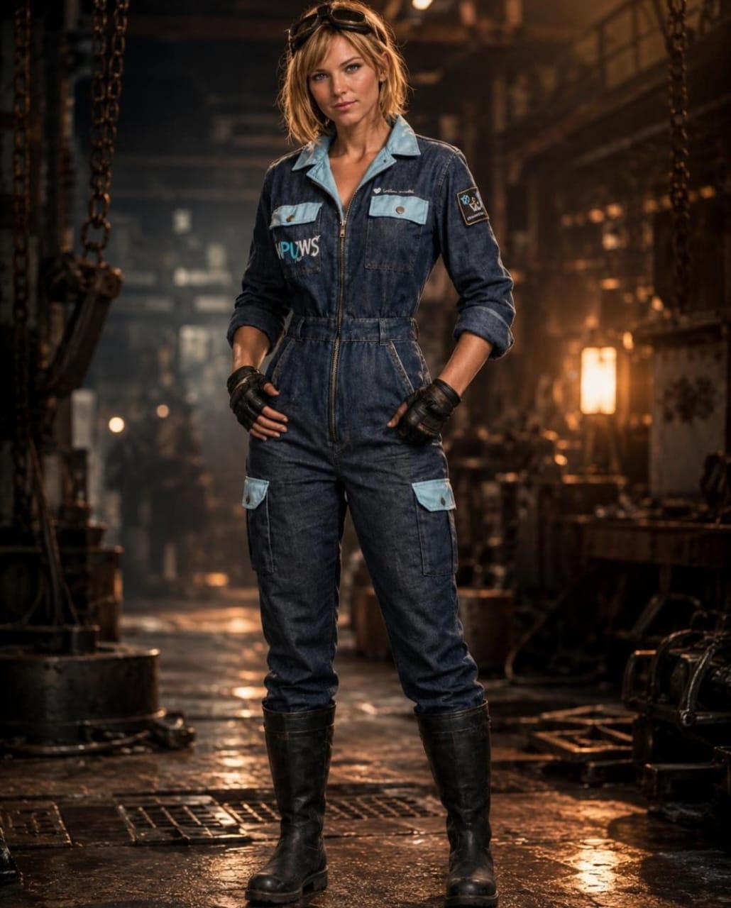 Cyberpunk Tactical Special Agent Cosplay Jumpsuit