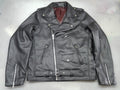 Premium Men's Genuine Leather Double Rider Biker Jacket - Export Quality Cross-Zip Coat
