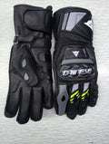 Alpinestars Leather Motorbike Gloves - Hard Knuckle Protective Riding Gear