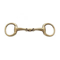 Double Jointed Loose Ring Horse Bit with Oval Link