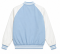 Classic Sky Blue Varsity Bomber Jacket - Premium Urban Streetwear